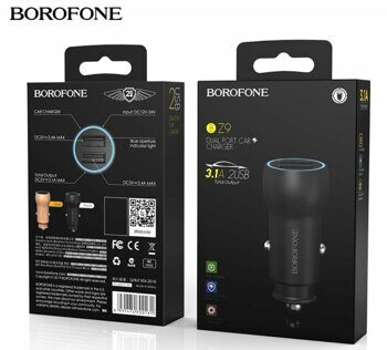 Автомобильное зарядное устройство BOROFONE BZ9